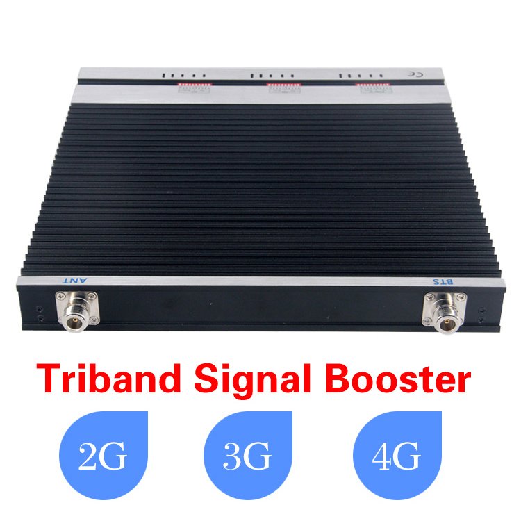 Kingtone Factory Price 900/1800/2100MHz Tri Band Mobile Phone 2g 3g 4g Signal Booster/Repeater